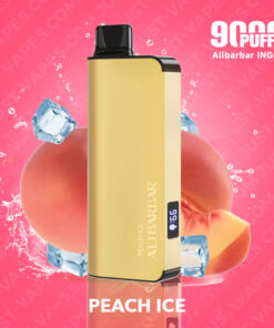 PEACH ICE – ALIBARBAR INGOT – 9000 PUFFS