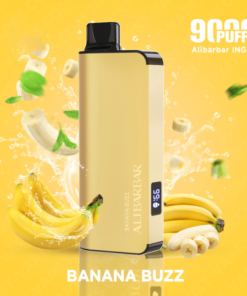 BANANA BUZZ – ALIBARBAR INGOT – 9000 PUFFS