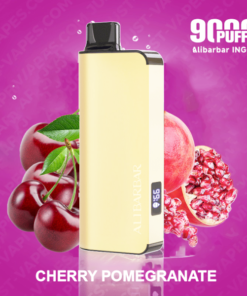 CHERRY POMEGRANATE – ALIBARBAR INGOT – 9000 PUFFS